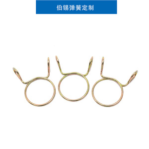 Stainless Steel Double <b>Ear</b> Spring <b>Clip</b> Pipe Clamp Hardware Twist Type - Product Image 2