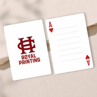 Cartes à jouer personnalisées avec logo, jeu de cartes imprimé, cadeau promotionnel