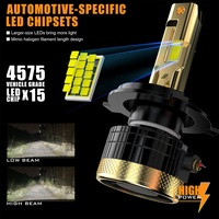 Ampoules LED Super Lumineuses de Haute Qualité Chenlang pour Voiture 4575+15 240W 38000LM H1 H7 H11 9005 9006 9012 Phare LED H4 pour Voiture