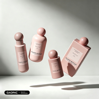 Fournisseur de bouteilles d'emballage pour soins personnels en HDPE personnalisées de 100/120/200/300 ml, bouteille de shampooing, bouteille de lotion pour le corps, bouteille de toner en spray avec bouchon à bille