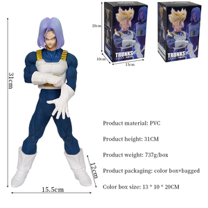 Alta calidad 30,5 cm Super Saiyan <span class=keywords><strong>Vegeta</strong></span> <span class=keywords><strong>figura</strong></span> de acción japonesa PVC Anime estatua <span class=keywords><strong>Dragon</strong></span> Balls escritorio decoración 'Figuras' juguete de dibujos animados - Product Image 3