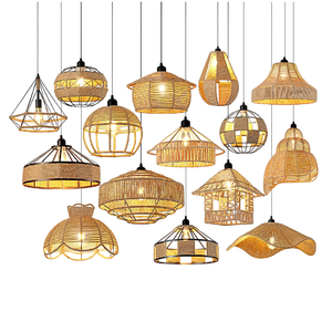 Lampada <span class=keywords><strong>a</strong></span> <span class=keywords><strong>Sospensione</strong></span> LED Moderna per Interni, Lampadario in Corda di Canapa Intrecciata per Casa e <span class=keywords><strong>Camera</strong></span> <span class=keywords><strong>da</strong></span> <span class=keywords><strong>Letto</strong></span> - Product Image 3