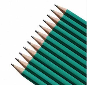 <b>Green</b> Plastic Promotional Pencil With Black Lead 7.5Inch Eco-Friendly Easy Grip for School & Office Use - Product Image 2