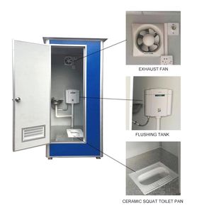 Proveedor de inodoro portátil móvil de cabina de contenedor temporal ambiental ecológico <span class=keywords><strong>Baño</strong></span> portátil - Product Image 6