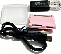 Cartouche Flash Open-Source DSPico Pink Shell Edition RP2040, 6 Mo/s, Chargement Haute Vitesse, Double Alimentation, Mode DS, Lanceur Pico
