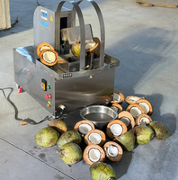 Hoge Kwaliteit Kokosnoot Snijmachine Automatische Verse Kokosnoot Opener Split-In-Half Machine