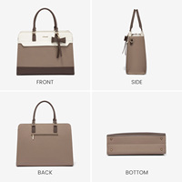 LOVEVOOK Sacs à bandoulière de luxe personnalisés avec logo, grande capacité, imperméables, pour le travail, le bureau, les infirmières, sacs fourre-tout pour ordinateur portable 15,6 pouces