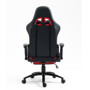 เก้าอี้เกมมิ่งปรับระดับได้ รุ่น Free Sample Chaise Gaming Computer E Sport Chair  แบบพนักพิงสูง สำหรับเล่นเกมส์และทำงาน  สีแดง พร้อมที่พักเท้า - Product Image 5