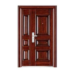 <span class=keywords><strong>Porte</strong></span> <span class=keywords><strong>d</strong></span>'<span class=keywords><strong>entrée</strong></span> moderne en acier avec fonction antivol, design simple pour la sécurité des entrées extérieures, fabriquée en Chine pour les maisons - Product Image 2