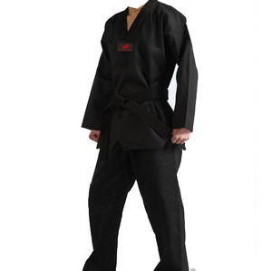 Uniforme de Taewondo, negro, con logotipo personalizado, 2017 - Product Image 2