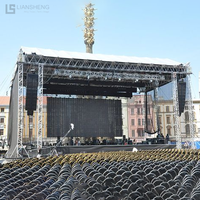 Estructura de Truss para Techo de Festivales de Música, Truss de Aluminio para Escenarios de Conciertos, Truss Triangular para Techo, Sistema de Truss para Techo en Forma de A