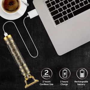Cortadora de Pelo Profesional T9, Recargable, Eléctrica, para Acabados, Inalámbrica - Product Image 6