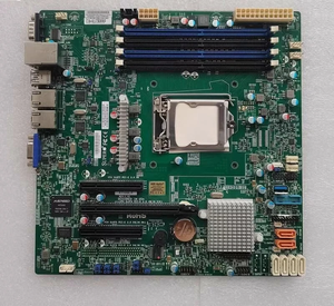 Carte mère de serveur X12STL-F LGA1200 mATX, chipset C252, Xeon E-2300, DDR4 3200 ECC UDIMM, IPMI - Product Image 1