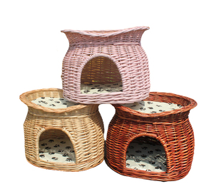 <span class=keywords><strong>Lit</strong></span> d'été en <span class=keywords><strong>rotin</strong></span> durable pour <span class=keywords><strong>chien</strong></span> Cool Pet Cat Bed avec matériau écologique - Product Image 1