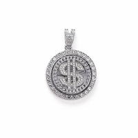 Collier pour homme Hip Hop, nouvelle marque de mode, pendentif rotatif en alliage de zinc style dollar personnalisé