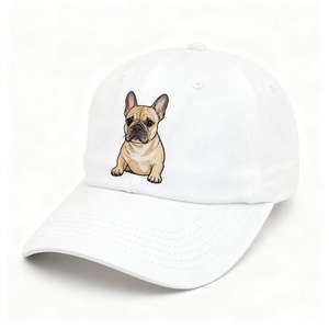 Customizável bordado 3D Baseball Cap Sporty Pet <span class=keywords><strong>Hat</strong></span> com a imagem do seu amado Pet - Product Image 1