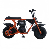 Karting électrique avec moteur à chaîne de 105 cm3, refroidissement par air, embrayage automatique à friction sèche, quad électrique pour enfants, moto