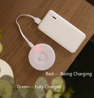 Lámpara de Pared Magnética Portátil con Sensor de Movimiento Corporal Inteligente, Detector Inalámbrico para Pasillo, Camino, Armario, Lámpara de Emergencia de Pared