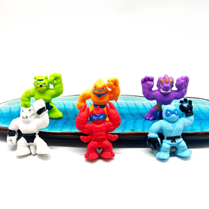 Nouveau jouet en plastique TPR anti-stress 2025 en forme de monstre, petite taille, jouets miniatures extensibles pour enfants, jouet capsule - Product Image 1