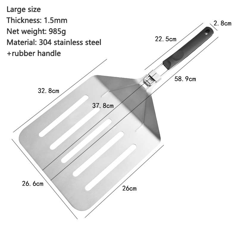 Stainless steel spatula-large