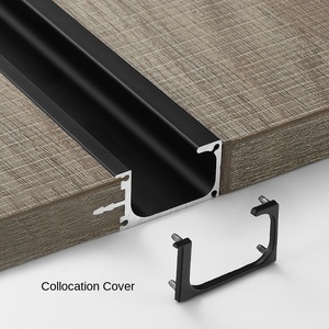 12V LED สามทิศทางเรืองแสงโปรไฟล์ตู้บาร์แสงรูปตัว H ฝาครอบพีซีอลูมิเนียมมีความยืดหยุ่นแถบดัดบริการกระบวนการ - Product Image 4