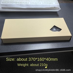 Teclado mecánico transparente para PC de 119 teclas transfronterizo en stock al por mayor, juego completo pequeño de arcoíris con niebla de cereza y 7 colores - Product Image 2