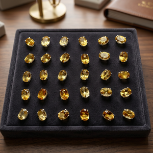 Natural Gemstone 925 <b>Silver</b> <b>Stud</b> Earrings Citrine Iolite Sterling <b>Silver</b> <b>Stud</b> Earrings for Girls & Women - Product Image 1