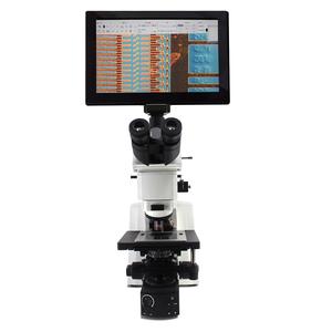 Boshida 50X-1000X <span class=keywords><strong>Microscope</strong></span> métallurgique trinoculaire BD-41u polarisant à champ lumineux avec caméra et logiciel d'analyse d'images - Product Image 4