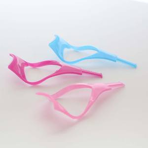 글로웨이 3 In 1 휴대용 플라스틱 래쉬 어플리케이터 도구 속눈썹 마스카라 가드 어플리케이터 가이드 템플릿 속눈썹 빗 - Product Image 3