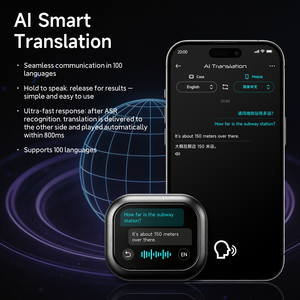 Écouteurs de traduction IA 6.0 – Interprète de conversations téléphoniques sans application pour les parties non participants – 100 langues pour Zoom et réunions <span class=keywords><strong>WhatsApp</strong></span> - Product Image 6