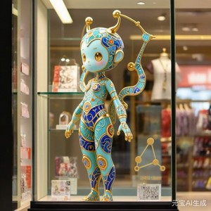 Sáng Tạo văn hóa phi vật thể cloisonne chòm sao trang trí song tử - Product Image 6