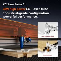 Machine de gravure et de découpe au laser CO2 WAINLUX entièrement automatique pour acrylique et tissu