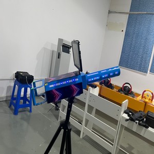 商業用3D <span class=keywords><strong>AR</strong></span>メタル1人用ゲームガトリングシミュレーターマシン屋内屋外用学校遊園地 - Product Image 3