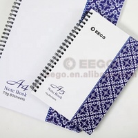 Carnet d'exercices en spirale en gros avec feuilles lignées A4 A5 A6, couverture en PVC, tissu ou cuir PP pour l'école et l'université