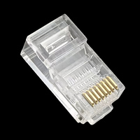 Prise modulaire CAT5 UTP Ethernet RJ45 Connecteur CAT5E CAT6 8P8C pour Ethernet RJ45 Câble Connecteur Accessoires