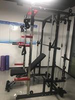 Precio de fábrica Uso en el hogar Estante de gimnasio multifuncional Ejercicio Unisex Hecho Acero Fitness High Pull up Down Home Squat Rack