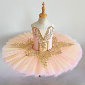 Váy tutu múa ba lê chuyên nghiệp cho trẻ em, trang phục múa ba lê Eskirada, quần áo múa bụng cho bé gái, trang phục biểu diễn sân khấu có vòng - Product Image 1