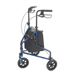 Mason Foldable Steel <strong>Three</strong> <strong>Wheels</strong> Rollator <strong>Walker</strong> - Product Image 3