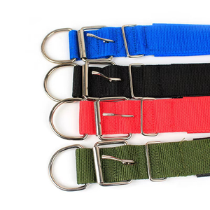 Nuevo <span class=keywords><strong>Collar</strong></span> de Entrenamiento Ajustable de Nailon Personalizado con Hebilla para Perros Grandes, Estilo Táctico Sólido - Product Image 5