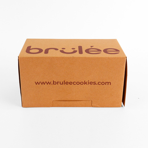 Nhà Máy Giá tùy chỉnh vận chuyển hình dạng có thể gập lại Cookie kraft giấy Bao bì hộp - Product Image 6