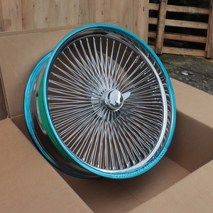 Cerchi a Raggi Cromati Classici Personalizzati Roc 20 22 24 26 Pollici per Chevrolet Impala Caprice Thunderbird - Product Image 5
