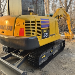 รถขุดขนาดเล็ก <span class=keywords><strong>Komatsu</strong></span> PC56 มือสอง ได้รับการรับรองมาตรฐาน CE สำหรับงานเทศบาลและจัดสวน แรงขุด 39kN - Product Image 1