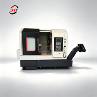 Centre de tournage à double broche de haute précision TCK36, petit tour CNC à banc incliné, compatible avec les fraiseuses