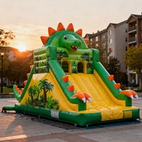 Château gonflable en PVC, grand lit de rebond pour l'extérieur, château de jeu pour enfants, petit toboggan gonflable pour l'intérieur, lit de saut pour enfants