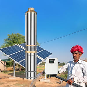 Kit completo bomba de agua solar sumergible de pozo profundo de acero inoxidable para riego agrícola - Product Image 2
