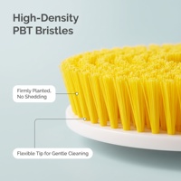 Brosse de nettoyage industrielle télescopique portative TGS, électrique, à tête simple ou double, OEM