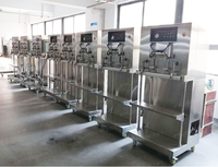 Mesin penyegel vakum tas 50KG mesin kemasan penyegel vakum Flush Gas 10KG mesin kemasan vakum bata vertikal untuk mur