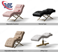 Lit de beauté moderne Xinman New Model S, chaise longue ergonomique avec tête réglable pour salles de sport et salons de tatouage