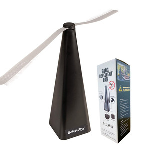 Ventilateur portable intelligent OEM ODM rechargeable par USB, répulsif électronique anti-mouches, piège à mouches, effaroucheur de mouches, intérieur/extérieur - Product Image 1