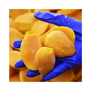 Fournisseur tranche de mangue congelée IQF morceau de mangue fraîche prix usine avec BRC A Marque approuvée WXHT expédition rapide et échantillon gratuit